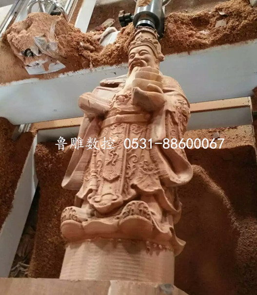 三維立體雕刻機制作的財神雕像、觀音佛像